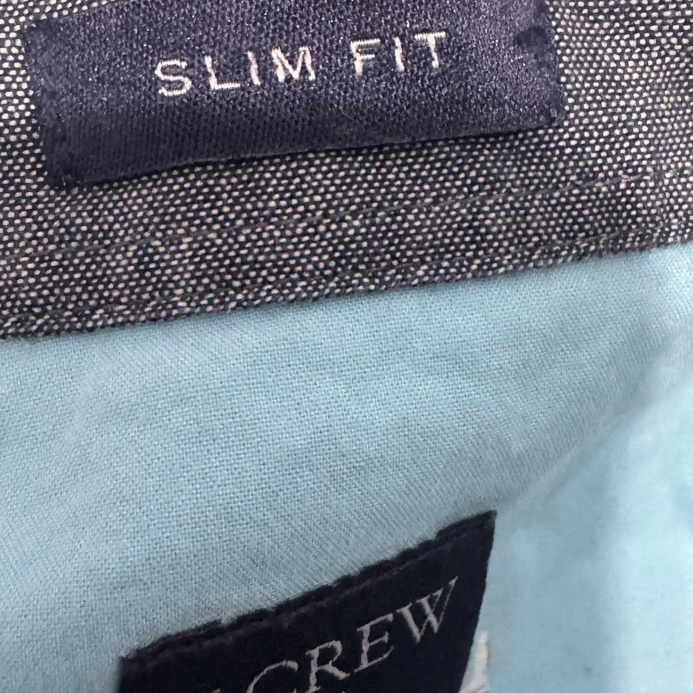 J. Crew Blue Casual Button Down cotton buoy Shirt size large